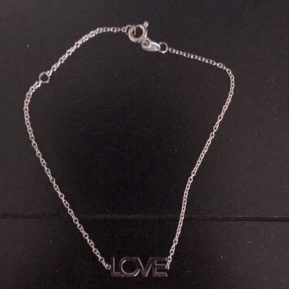 NIB Maya Brenner LOVE bracelet in silver tone. - Picture 4 of 7